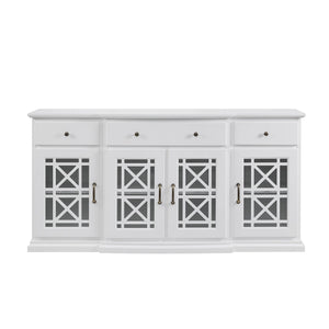 Classic Fretwork Detailed Glass Door Sideboard by Couch.com