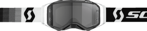SCOTT Prospect Sand Dust Goggle - Premium Black/White - Light Sensitive Gray 272826-7702327