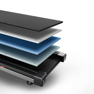 DeerRun A1 Pro Move+  6% Incline Foldable Treadmill——2025 Upgraded Chip & NFC Support | 350Lbs, 10mph Silver