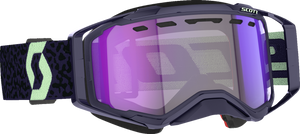 SCOTT Prospect Snow Cross Goggle - Dark Purple/Mint - Light Sensitive Blue Chrome 278603-7696307