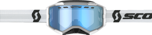 SCOTT Fury Snow Goggles - White - Blue 278605-0002107