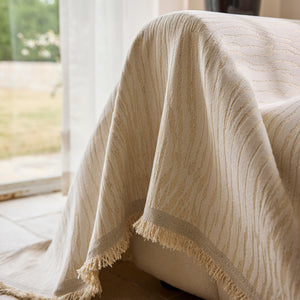 Chenille Sofa Cover Throw Couch Cover Blanket, Soft Slipcover Alternative for Pets