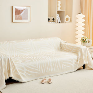 Fashion Chenille Couch Cover Blanket, Couch Non Slip Covers for Sectionals, Pet Friendly Couch Covers