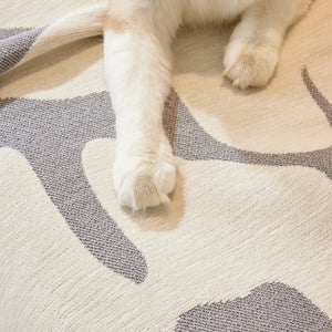 Chenille Floral Soft Thick Reversible Blanket Covers for Couch, Couch Protector Blanket Cover Sofa