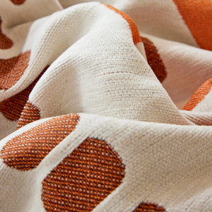 Boho Geometric Chenille Throw Sofa Cover Soft Textured Decorative Couch Blanket