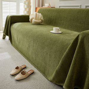 Herringbone Oversized Chenille Couch Throw Cover Sofa Slipcovers Couch Covers for Sectional Couches