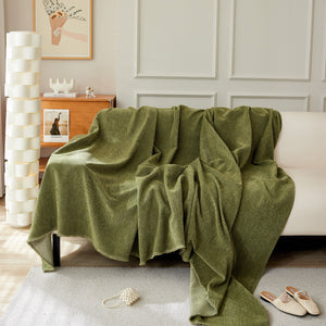 Herringbone Oversized Chenille Couch Throw Cover Sofa Slipcovers Couch Covers for Sectional Couches