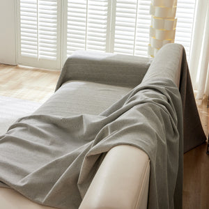 Herringbone Oversized Chenille Couch Throw Cover Sofa Slipcovers Couch Covers for Sectional Couches