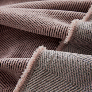 Herringbone Oversized Chenille Couch Throw Cover Sofa Slipcovers Couch Covers for Sectional Couches