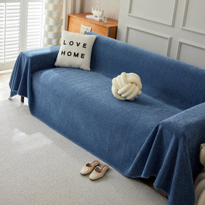 Herringbone Oversized Chenille Couch Throw Cover Sofa Slipcovers Couch Covers for Sectional Couches