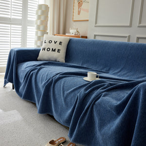 Herringbone Oversized Chenille Couch Throw Cover Sofa Slipcovers Couch Covers for Sectional Couches