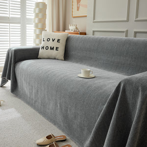 Herringbone Oversized Chenille Couch Throw Cover Sofa Slipcovers Couch Covers for Sectional Couches