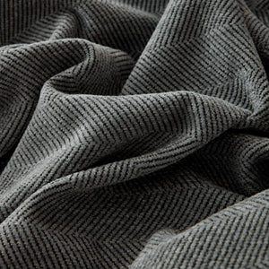 Herringbone Oversized Chenille Couch Throw Cover Sofa Slipcovers Couch Covers for Sectional Couches