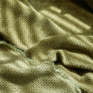 Chenille Thickened Solid Couch Blanket Throws, Reversible Couch Covers for Sectional Couches