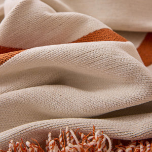 Modern Abstract Chenille Sofa Cover, Large Soft Throw Blanket with Tassels for Couch