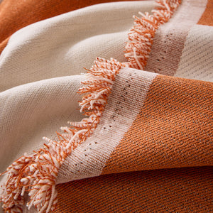 Modern Abstract Chenille Sofa Cover, Large Soft Throw Blanket with Tassels for Couch