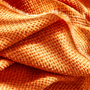 Chenille Thickened Solid Couch Blanket Throws, Reversible Couch Covers for Sectional Couches