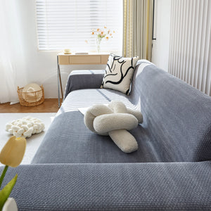 Chenille Thickened Solid Couch Blanket Throws, Reversible Couch Covers for Sectional Couches