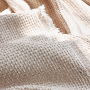 Chenille Thickened Solid Couch Blanket Throws, Reversible Couch Covers for Sectional Couches