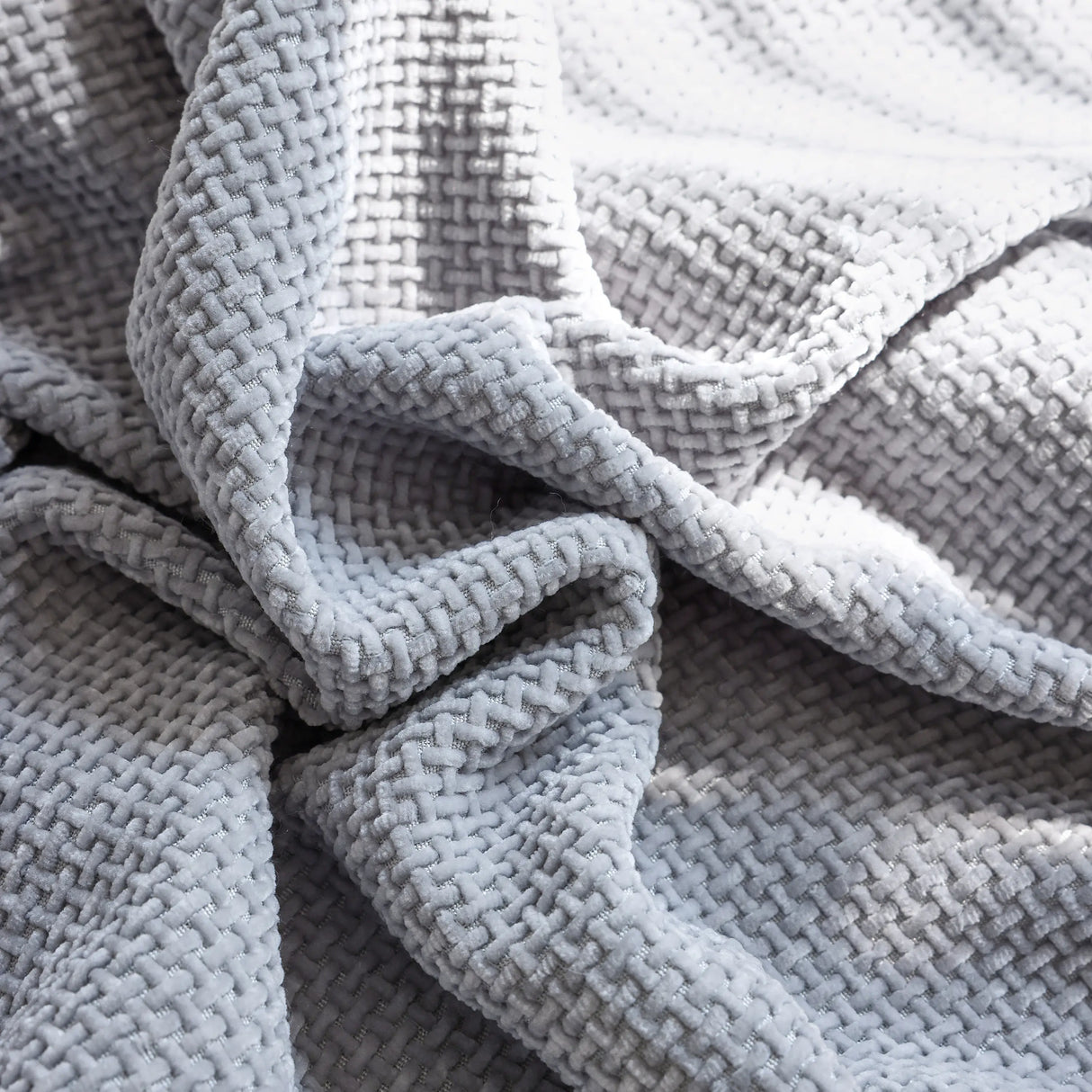 Chenille Thickened Solid Couch Blanket Throws, Reversible Couch Covers for Sectional Couches