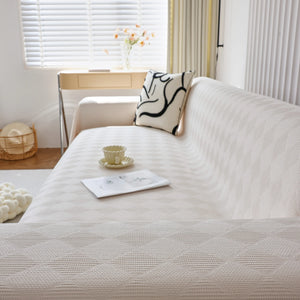 Textured Chenille Sofa Cover Throw, Soft Washable Couch Blanket Protector for Pets