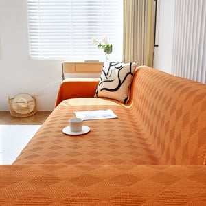 Textured Chenille Sofa Cover Throw, Soft Washable Couch Blanket Protector for Pets