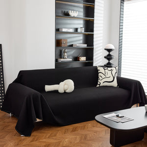 Waterproof Waffle Lattice Sofa Throw, Sofa Towel Cover for Couches, Simple Sofa Cover Blanket