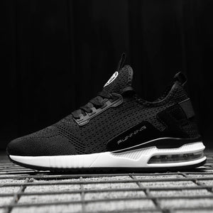 Womens Light Weight Running Sneakers Air Sole Breathable High Quality Sport Women Mesh Running Casual Slip On Flats Comfortable Walking Air Cushion Sneakers
