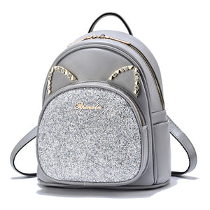 Large-Capacity Fashion All-Match Backpack New PU Leather Business Backpacks For Ladies And Girls Fashion Designer Teenage Girls Student School Bags