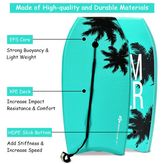 33 Inch/37 Inch/41 Inch Lightweight Super Surfing Bodyboard-M