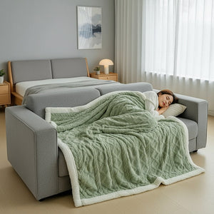 Luxury Flannel Blanket | Soft Plush Cozy Throw | Warm Washable Gift