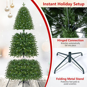 6.3 FT Smart Christmas Tree with 230 Pre-Lit RGB LED Lights-M