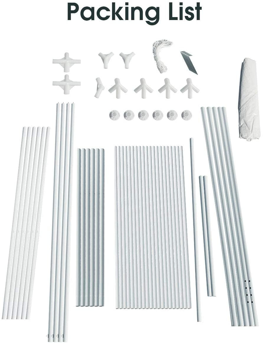 10 x 20 Feet Waterproof Canopy Tent with Tent Peg and Wind Rope by DirectDeals