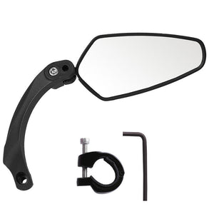 Bicycle Rear View Mirror Bike Cycling Clear Wide Range Back Sight Reflector Adjustable Left Right Mirror Accessories New Bike Mirror Blast resistant Adjustable Bike Rearview Mirror With Large Lens Bicycle Mirrors For Handlebars