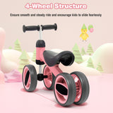 4 Wheels Baby Balance Bike Toy-Blue