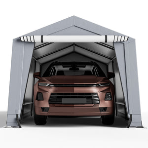 10 x 16/10 x 20 Feet Outdoor Heavy-Duty Carport with 2 Doors-10 x 20 ft by DirectDeals