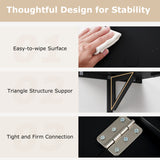 31.5 x 23.5 Inch Wall Mounted Folding Table for Small Spaces-White