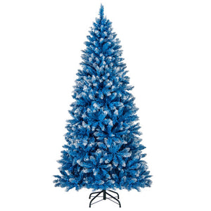 6/7/8/9 FT Artificial Christmas Tree with 767 Snowy Branch Tips-6 FT