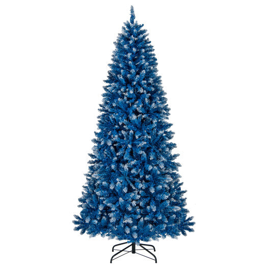 6/7/8/9 FT Artificial Christmas Tree with 767 Snowy Branch Tips-7 FT