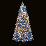 6/7/8/9 FT Artificial Christmas Tree with 767 Snowy Branch Tips-7 FT