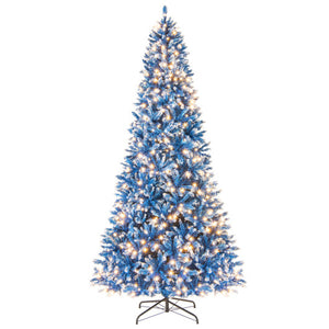 6/7/8/9 FT Artificial Christmas Tree with 767 Snowy Branch Tips-9 FT