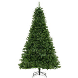 6/7/8 FT Pre-Lit Artificial Christmas Tree with Remote Control and LED Lights-8ft