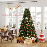 6/7/8 FT Pre-Lit Artificial Christmas Tree with Remote Control and LED Lights-7ft