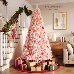 6/7 Feet Artificial Christmas Tree Hinged Full Fir Tree-7 ft