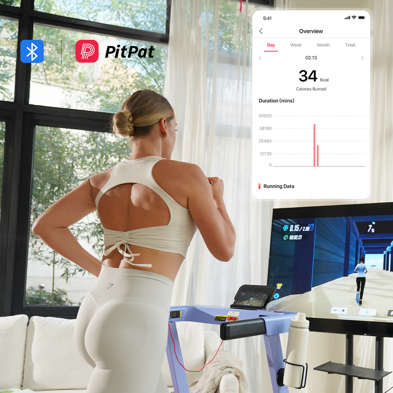 DeerRun A1 Series 6% Incline Foldable Treadmill——Upgraded Chip & NFC Support | 300Lbs-350Lbs, 7.5mph-10mph