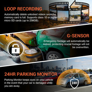 Rexing V1P 4K Dual Channel Dash Cam 4K+1080p with Wi-Fi
