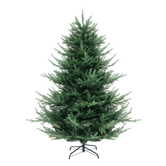 6 FT Pre-Lit Artificial Hinged Xmas Tree with 778 PVC and PE Branch Tips-M