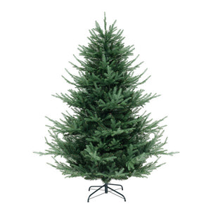 6 FT Pre-Lit Artificial Hinged Xmas Tree with 778 PVC and PE Branch Tips-M