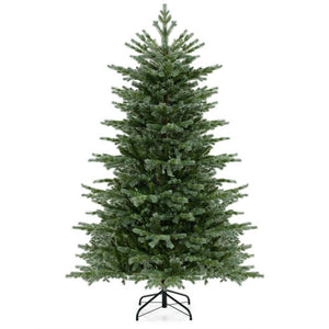 5/6/7 Feet Artificial Christmas Tree with 1426/2116/3156 Lush PVC and 200/300/400 Warm White LED Lights-M