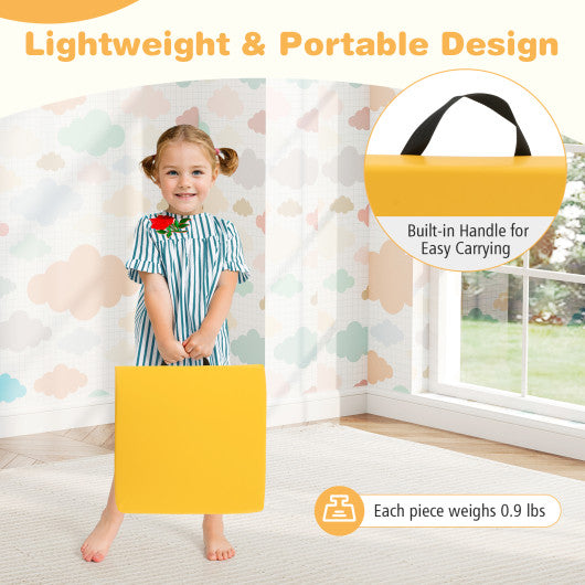 Modular Stool Set for Kids 6 PCS Butterfly Stools-Multicolor